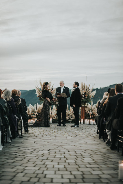 Moody boho NYE wedding
