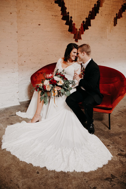 Winery themed wedding inspiration at The Big Fake Wedding San Francisco