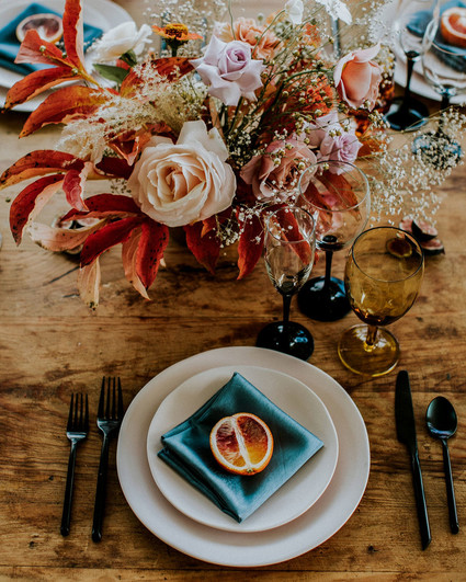 Gorgeous fall place setting ideas