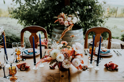 Colorful fall centerpiece ideas Inspiration