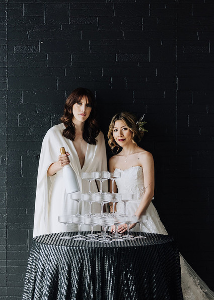Modern New Years Eve wedding ideas Inspiration