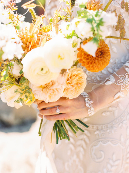 Fall bridal bouquet