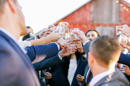 Romantic fall barn wedding at Stemple Creek Ranch