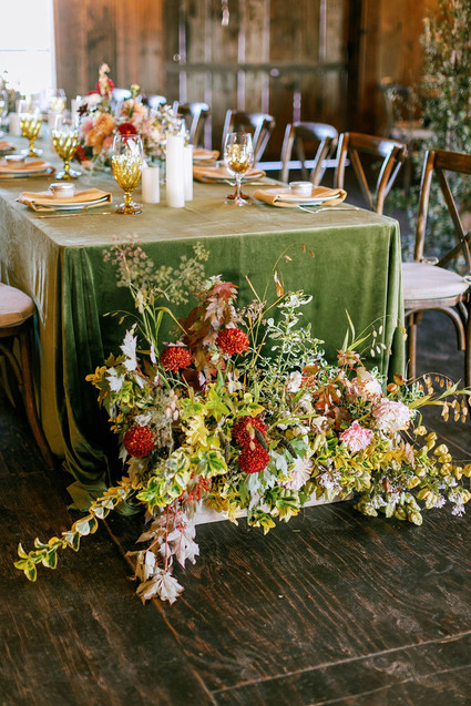 fall wedding flowers