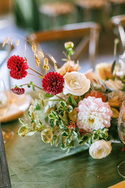 fall wedding centerpiece