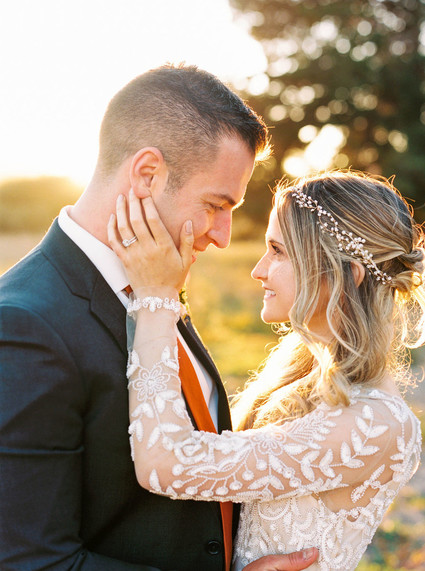 Romantic fall barn wedding at Stemple Creek Ranch