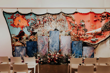 art gallery wedding