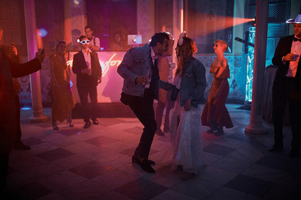 bride and groom jackets