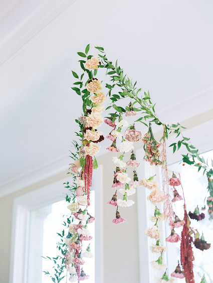 Moon Child celestial floral first birthday party