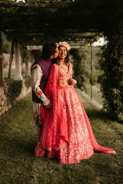 Modern bridal saree