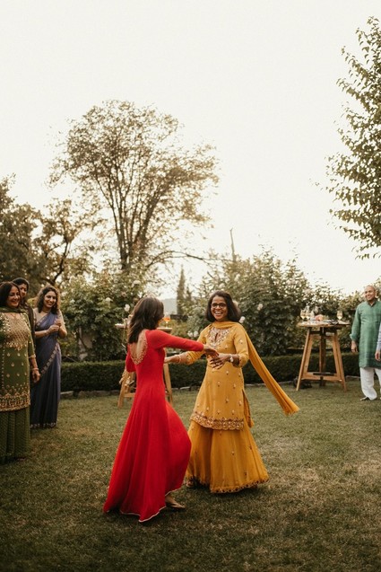 Indian welcome party