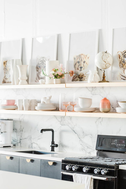 a modern animal-themed baby shower for Anne Sage