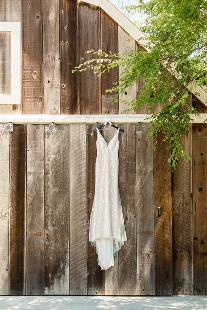 rustic BHLDN wedding dress