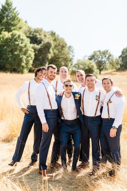 Rustic groomsmen fashion