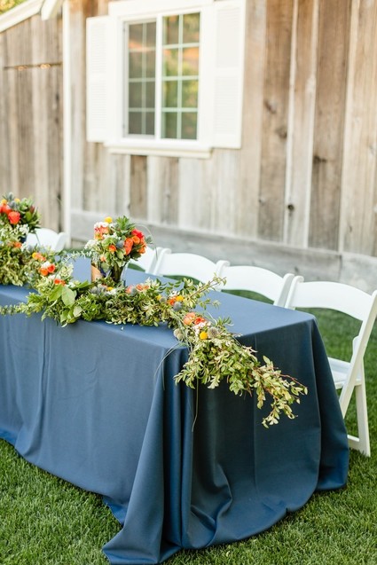 Barn wedding reception