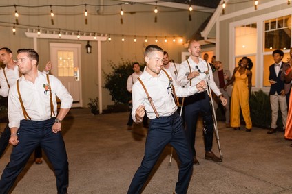 Bright, rustic orange + yellow Northern California ranch wedding