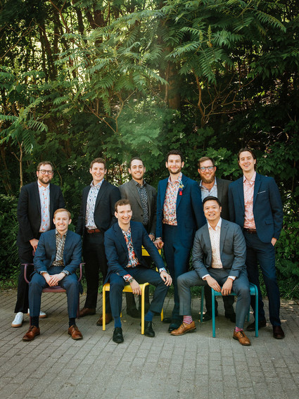 Bold, bright DIY wedding