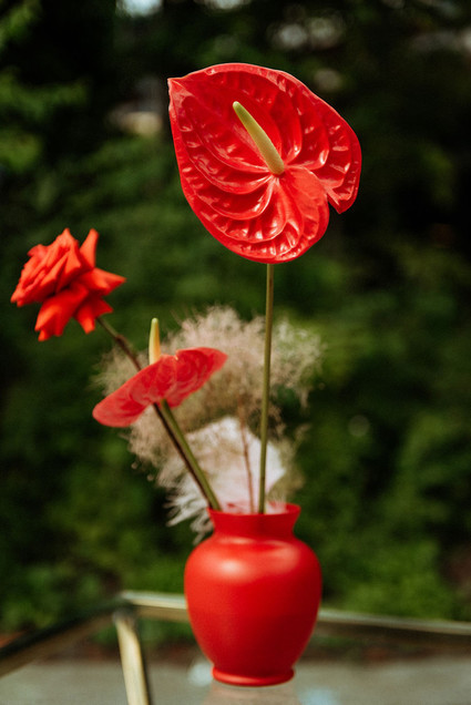 Bold, bright DIY wedding