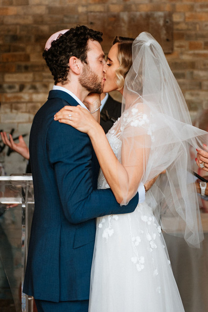 Bold, bright DIY wedding