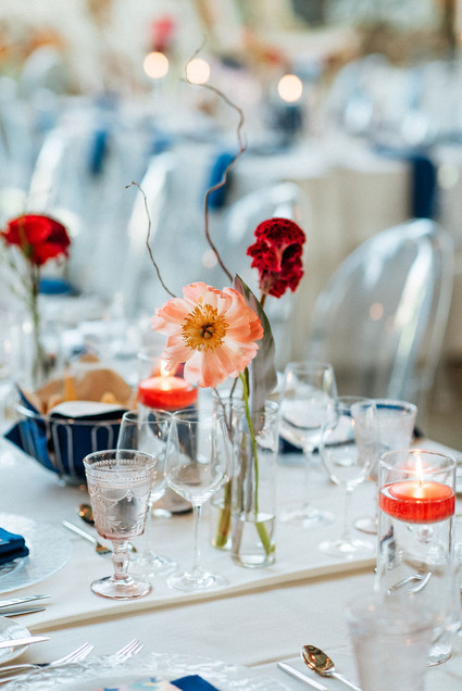 Bold, bright DIY wedding