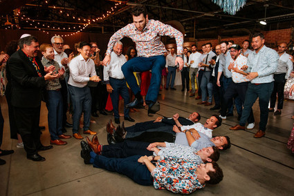 Bold, bright DIY wedding