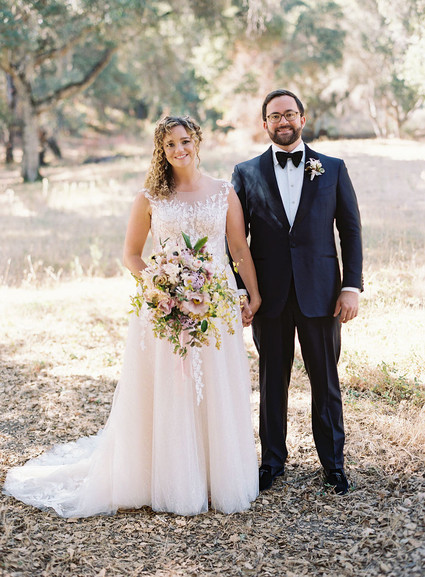 Elegant wedding portrait