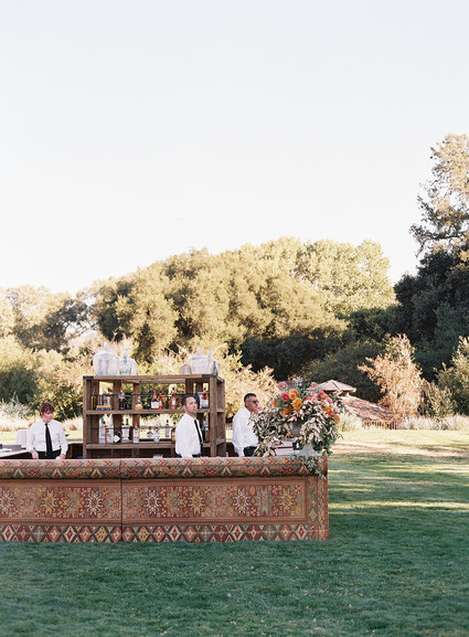 Wedding bar at Santa Lucia Preserve
