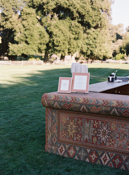 Wedding bar menus