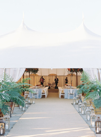 Elegent tented reception
