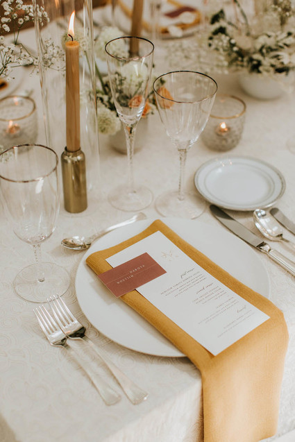 Modern place setting Inspiration