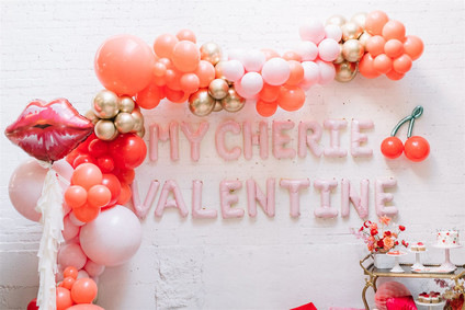 Cherry themed kids Valentineâ€™s Day party ideas Inspiration