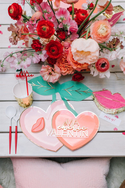 Cherry themed kids Valentine’s Day party ideas