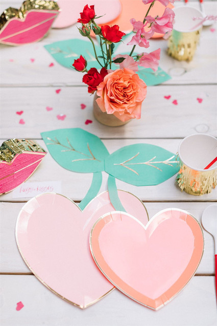 Cherry themed kids Valentineâ€™s Day party ideas Inspiration