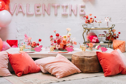 Cherry themed kids Valentineâ€™s Day party ideas Inspiration