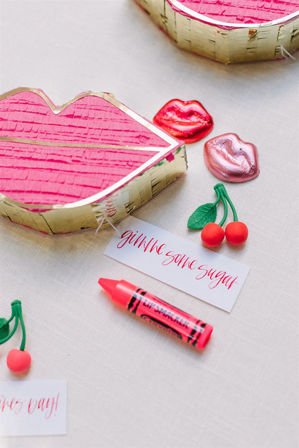Cherry themed kids Valentineâ€™s Day party ideas Inspiration