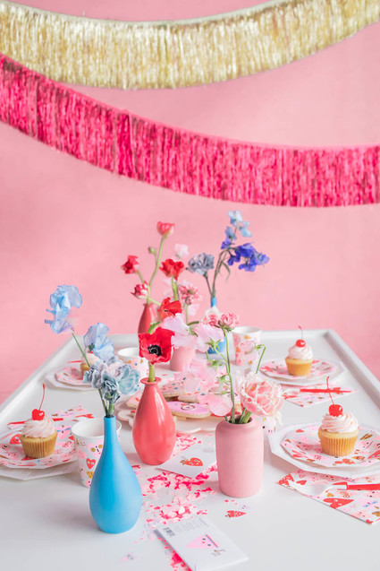 Valentine's Day fringe decor