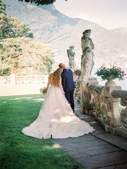 Ruffled full wedding skirt
