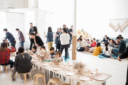 Pink Swan-themed 1st birthday