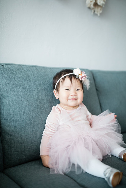 Pink Swan-themed 1st birthday