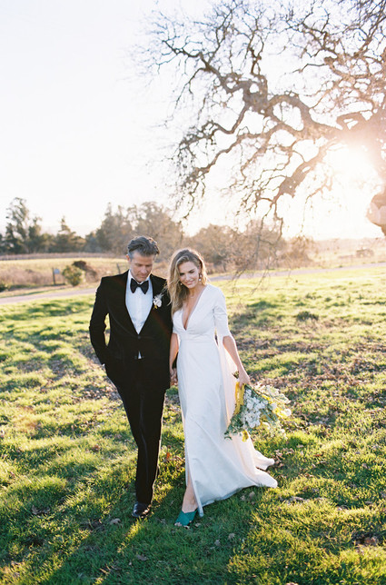 formal bride and groom