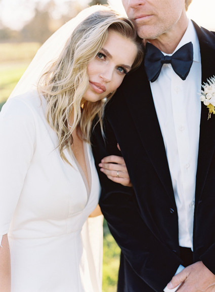 formal bride and groom