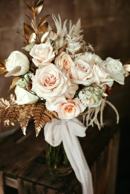 blush bridal bouquet