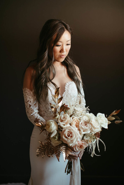 blush bridal bouquet