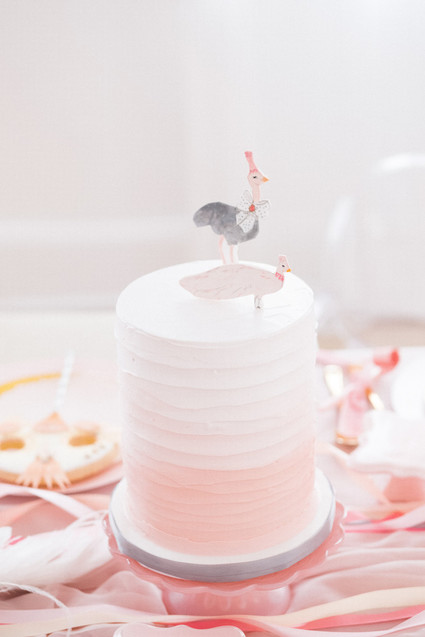 bird birthday cake