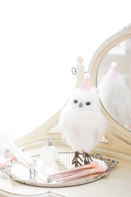 Pastel pink + lavender bird-themed girls birthday party