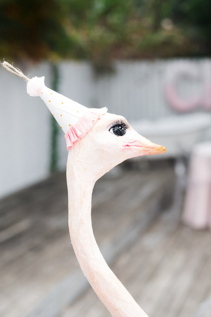 Pastel pink + lavender bird-themed girls birthday party