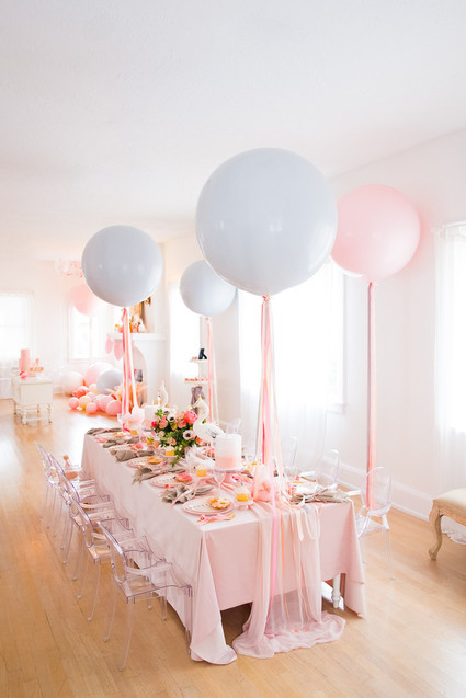 big balloons for girl's birthday Inspiration
