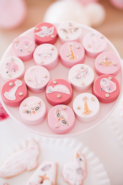 Pastel pink + lavender bird-themed girls birthday party
