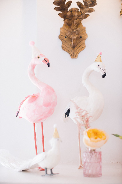 Pastel pink + lavender bird-themed girls birthday party