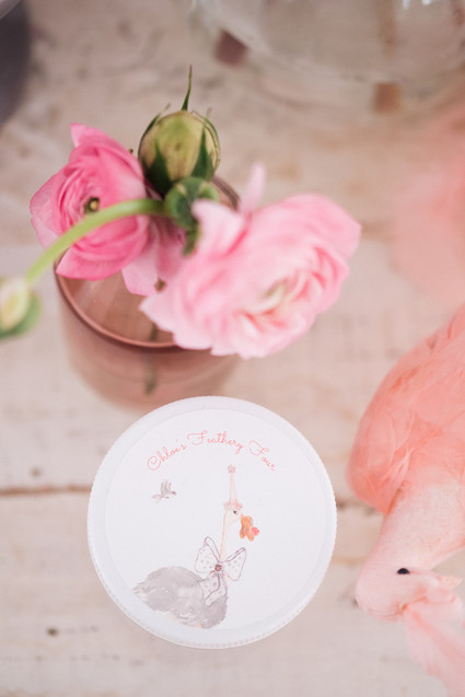 Pastel pink + lavender bird-themed girls birthday party